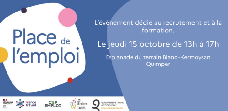 Place de l'emploi le 15 octobre 2026 à Quimper 