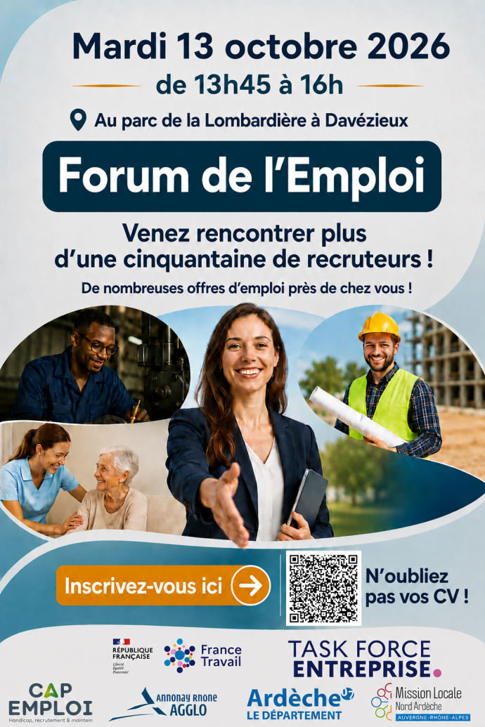 Forum de l'emploi - 13 octobre 2026