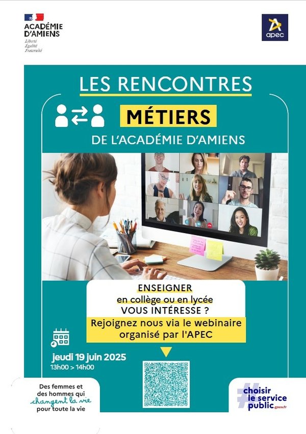 Vous envisagez une carrière dans l’enseignement au collège ou au lycée ?