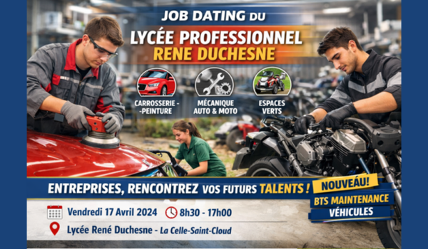 Job Dating du Lycée Professionnel René Duchesne