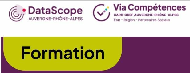 Outil interactif pour accéder aux formations financées par la Région AURA & France travail