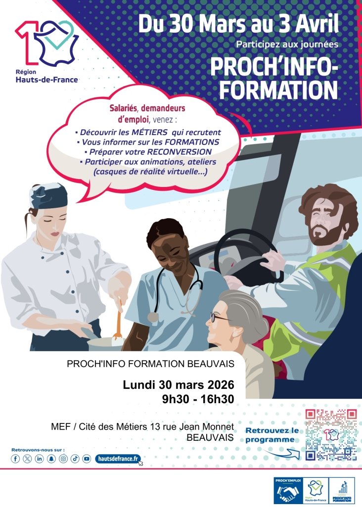 Proch’info-formation - Journée de l'Emploi et de la Formation à Beauvais