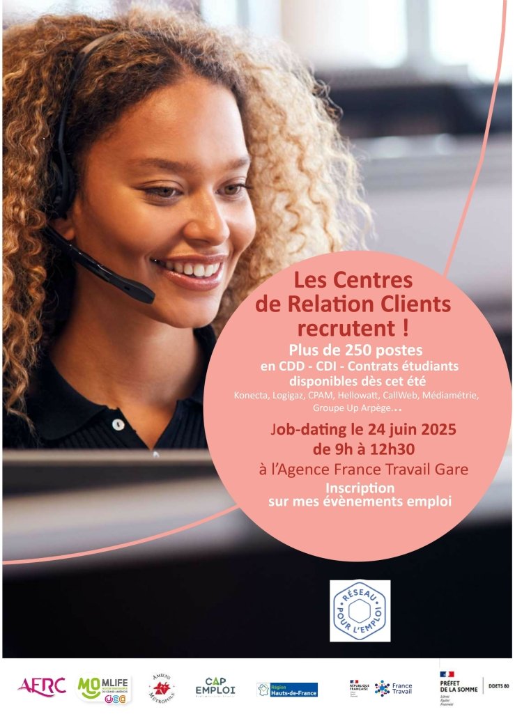 JOB DATING DES CENTRES RELATION CLIENTS