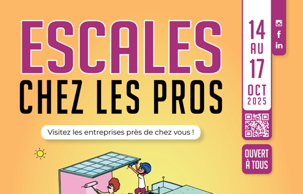 Ne manquez pas la nouvelle édition d’ Escales chez les Pros 2025 !