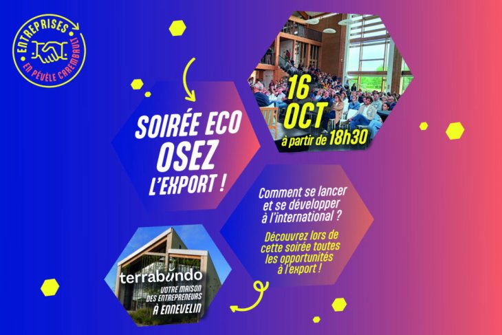 Soirée éco : Osez l’export ! Comment se lancer et se développer à l’international ?