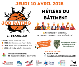 JOB DATING Métiers du BTP 