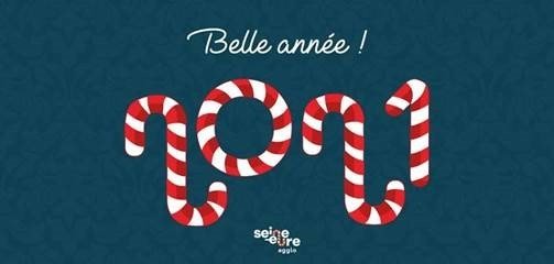 L'Agglo Seine-Eure vous souhaite une bonne année 2021