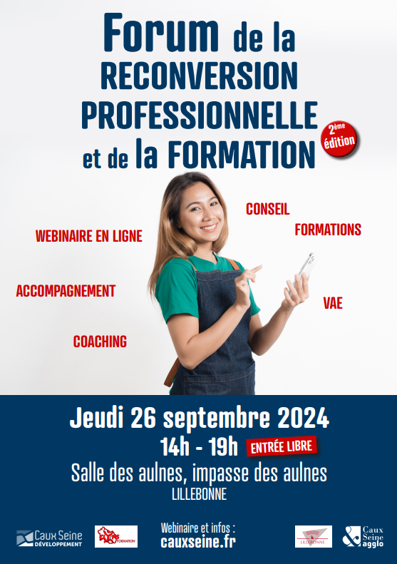 La Région Normandie vous forme, venez nous rencontrer à Lillebonne !