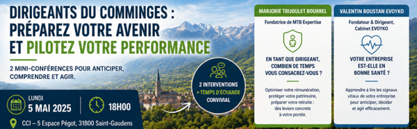 Invitation aux dirigeants conférences du 5 mai 2026