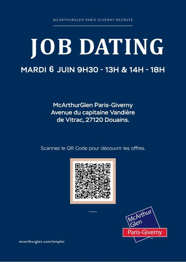 Douains : Job Dating McArthurGlen