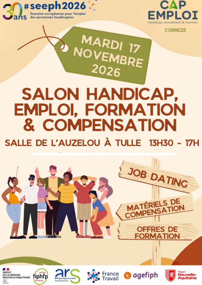 SALON HANDICAP EMPLOI FORMATION ET COMPENSATION