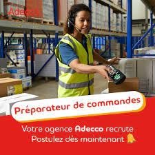 ADECCO Contrat- Formation Préparateur.trice de commande CDI apprenant 35H