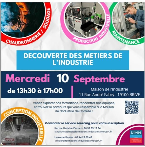 DECOUVERTE DES METIERS DE L'INDUSTRIE