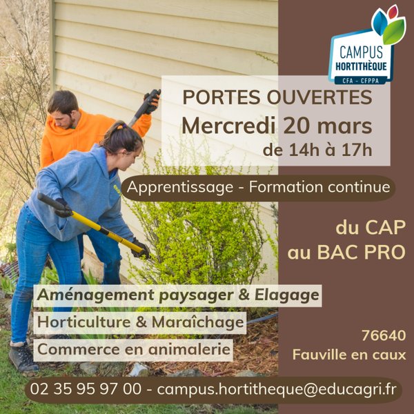 Portes ouvertes Campus Hortithèque