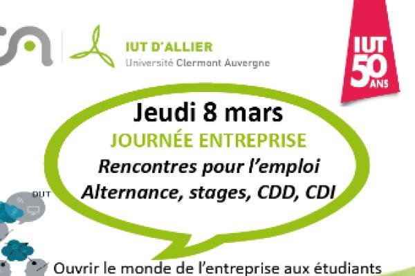 JOURNEE ENTREPRISE DE L'IUT d'ALLIER