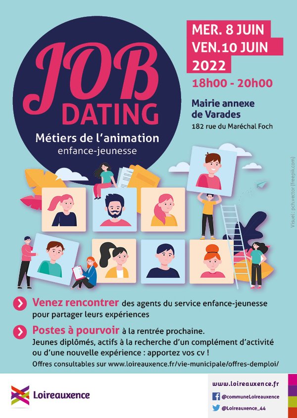 LOIREAUXENCE / Job dating métiers de l'animation enfance-jeunesse
