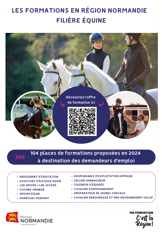 Vous cherchez une formation subventionnée dans le secteur équin ? 