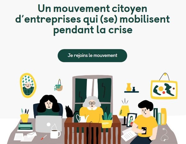 Un mouvement citoyen d’entreprises qui se mobilisent pendant la crise