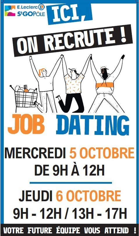 Job Dating Au sein de votre Centre Leclerc