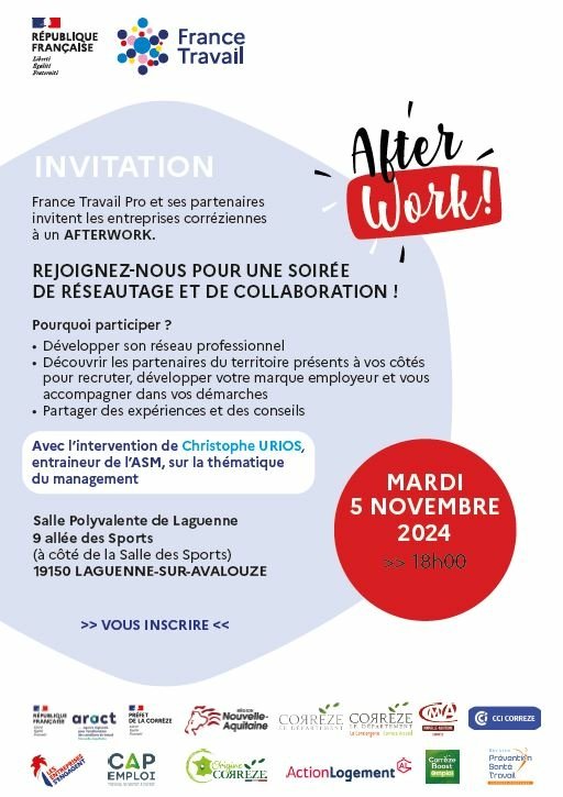 AFTERWORK FRANCE TRAVAIL