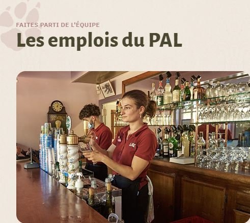 Le PAL. Savana RESERVE et Les Lodges du PAL ont besoin de vous