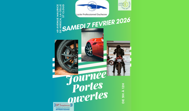 Journée Portes Ouvertes du Lycée Professionnel Duchesne – Samedi 7 février 2026