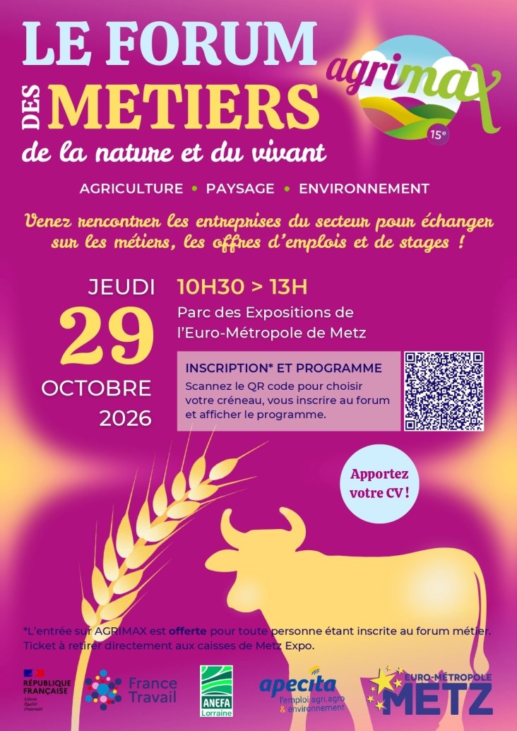 Forum des métiers de la nature et du vivant