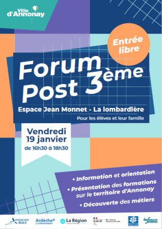 Forum de l'orientation post 3ème 2024
