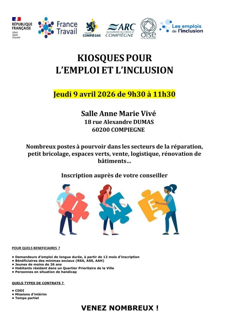 KIOSQUES POUR L’EMPLOI ET L’INCLUSION