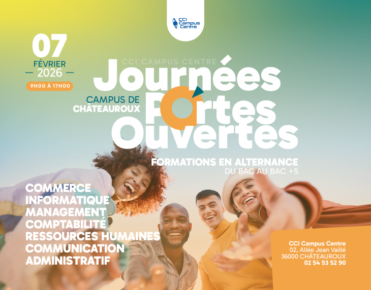 Journée Portes ouvertes du CCI Campus Centre – Châteauroux