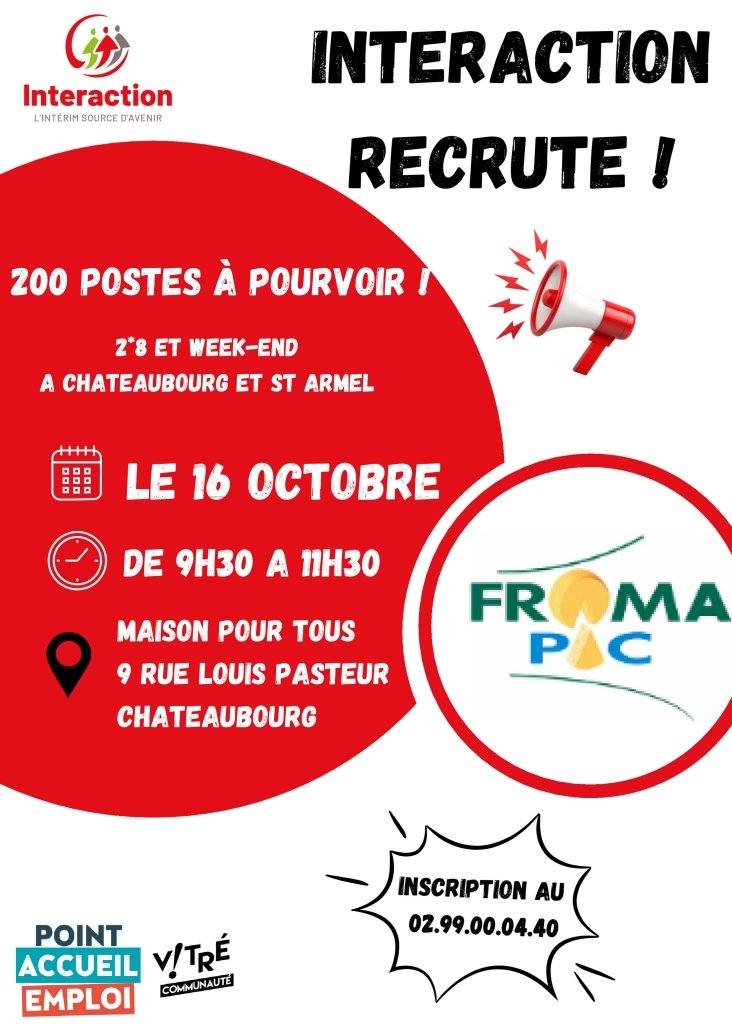FROMAPAC RECRUTE !