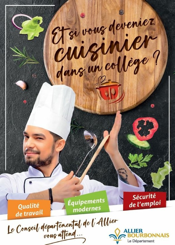 Création d'une section Bac Pro Cuisine spécialité restauration collective
