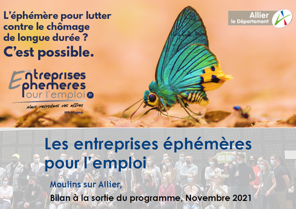 L'action "Entreprises Ephémères pour l'emploi" de  Moulins est une réussite!
