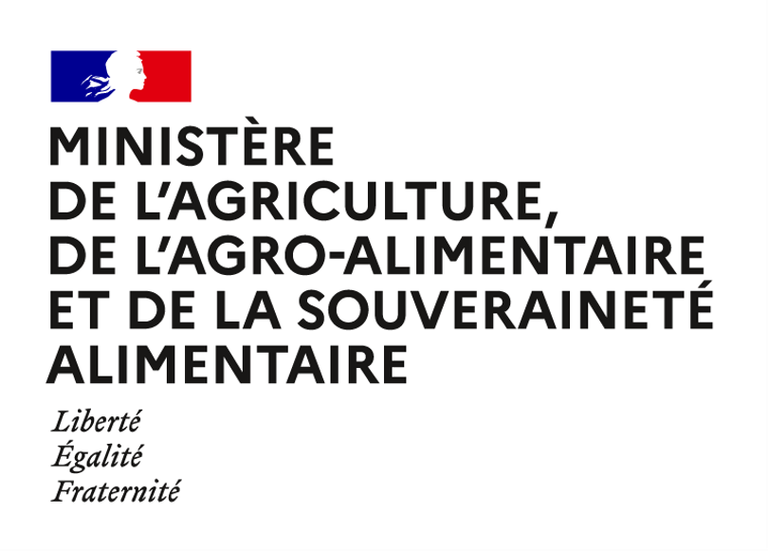 Logo MINISTÈRE DE L'AGRICULTURE, DE L'AGRO-ALIMENTAIRE ET DE LA SOUVERAINETÉ ALIMENTAIRE [Stand B03]