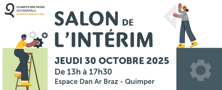 Deuxième édition du Salon de l’intérim de Quimper Bretagne Occidentale 