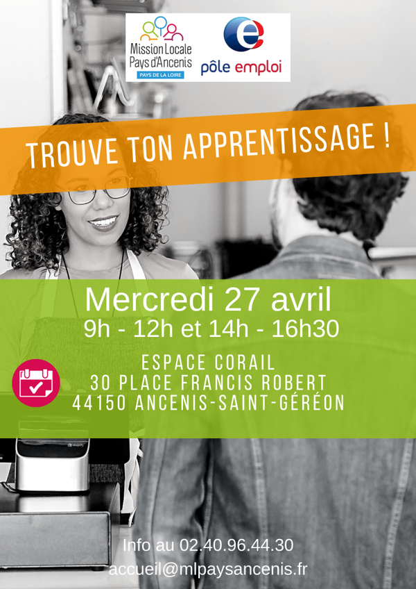 MISSION LOCALE & PÔLE EMPLOI / Trouve ton apprentissage