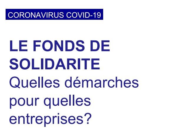 FONDS DE SOLIDARITÉ, VOLET II