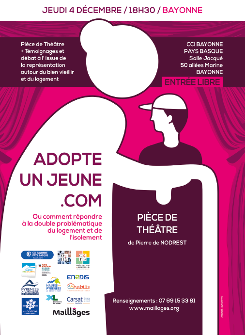 Pièce de Théâtre : Adopteunjeune.com !