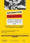 Information collective des métiers du sport et de l'animation