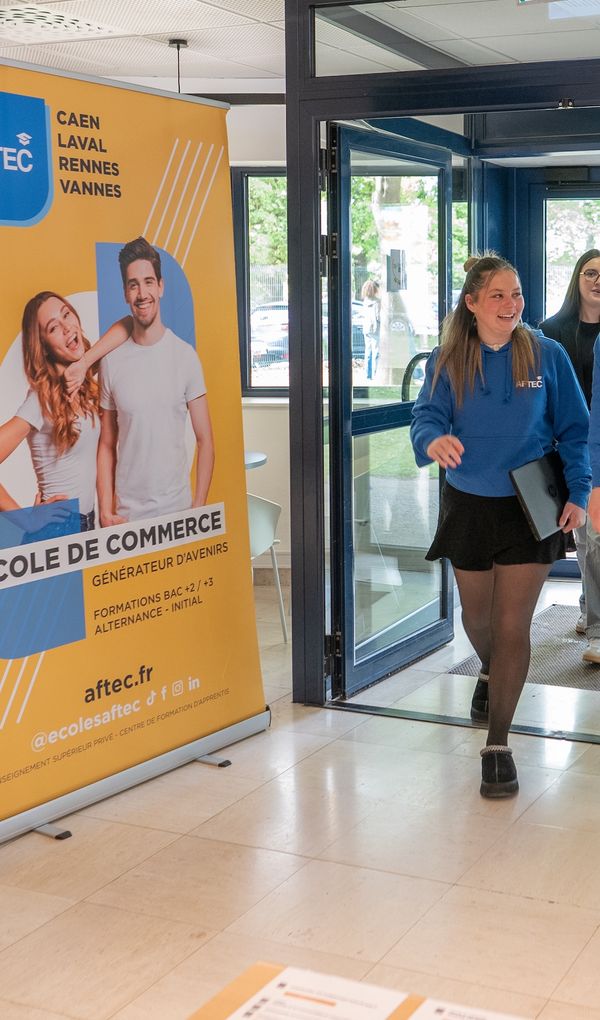 AFTEC Rennes, votre future &eacute;cole de commerce pour votre formation bac+2 en    alternance.