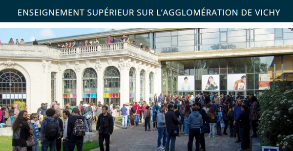 3 000 étudiants / 50 formations pluridisciplinaires sur Vichy Communauté.