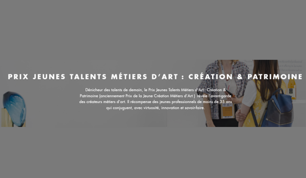 Métiers d’art : le Prix Jeunes Talents 2027 ouvre ses candidatures