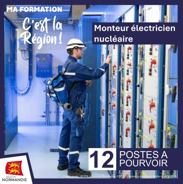 Dieppe : Formez-vous et devenez monteur électricien nucléaire h/f