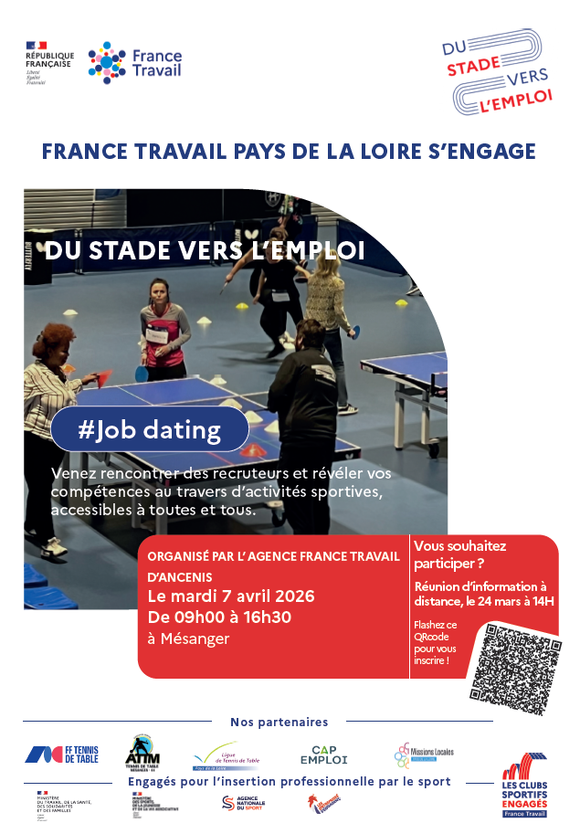 JOB DATING - Du stade vers l'Emploi