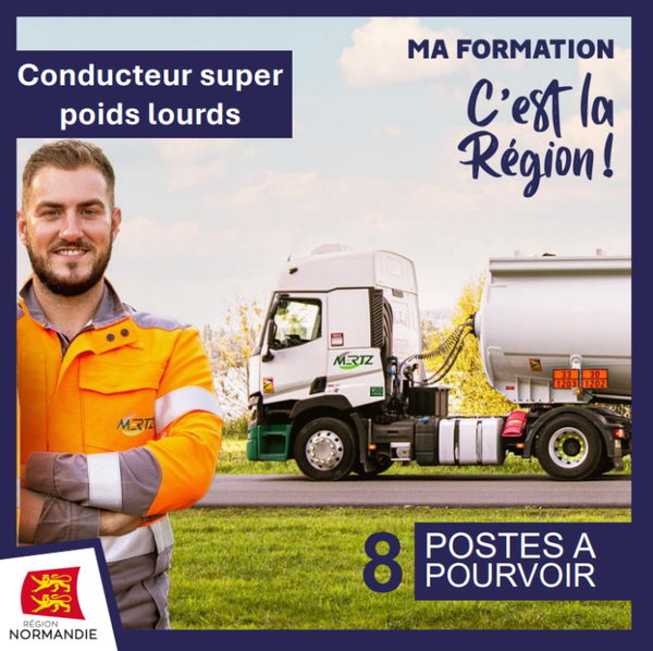 Caen et Pont l’Évêque : Formez-vous et devenez conducteur de véhicules super poids lourds 