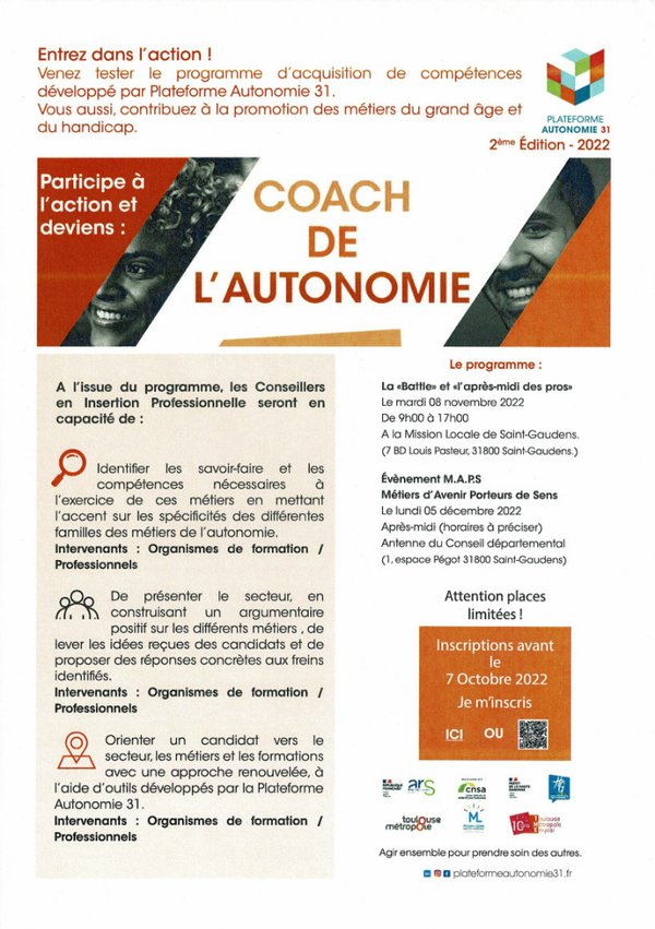 COACH DE L'AUTONOMIE