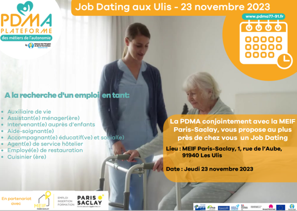 JOB DATING SERVICES A LA PERSONNE - EN ETABLISSEMENTS MEDICO-SOCIAUX ET A DOMICILE